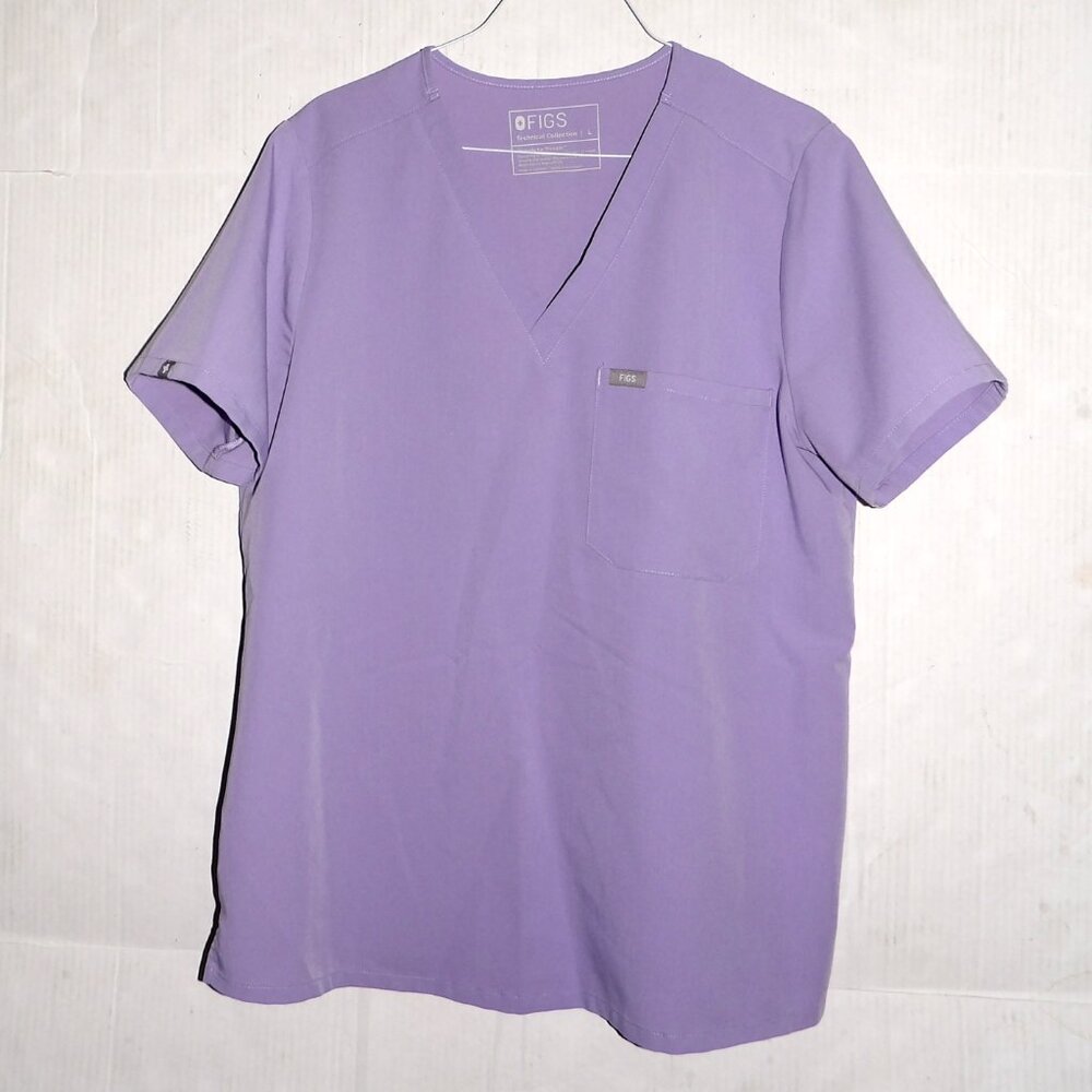 Figs Women's Purple Scrub Top